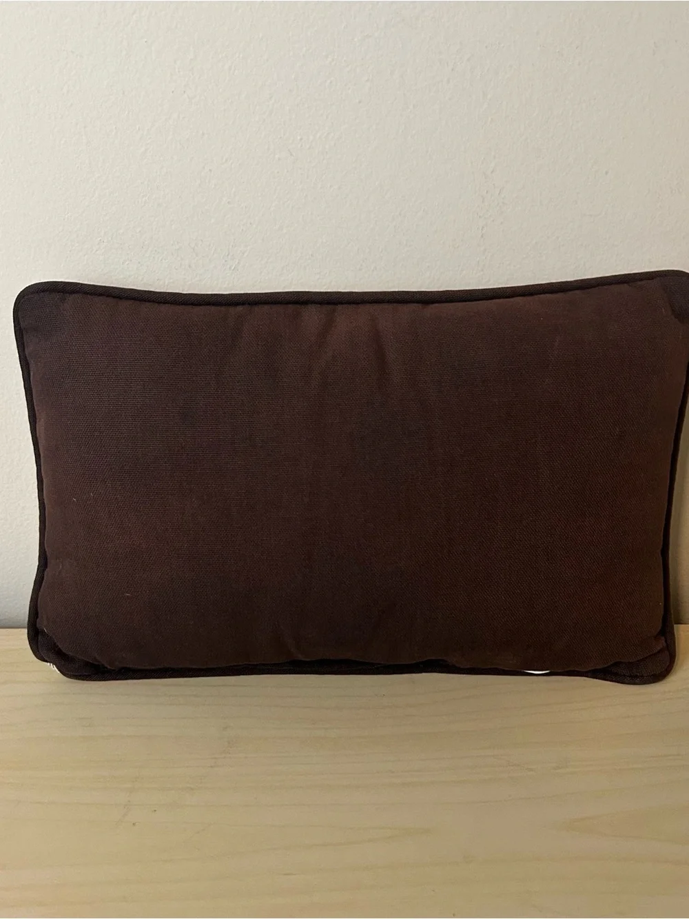 Decorative 'Buy Hold Sell Jump' Accent Pillow - Cream and Black